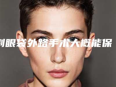 割眼袋外路手术大概能保持多久