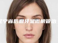 辽宁省后磨牙显微根管治疗医院在榜名单top10对比选择（大连昭鹤口腔诊所水平高）