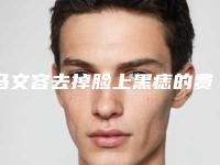 马文容去掉脸上黑痣的费用大概要多少钱