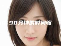 60-90分钟的时间够不够矫正上睑下垂症状